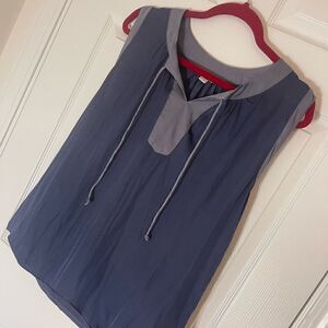Sweet Grey Stitch Fix Blouse medium blue